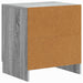 Dulap de noapte Sonoma gri 43 x 34,5 x 47 cm Lemn prelucrat - WALTI WALTI