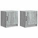 Dulap de noapte 2 pcs Sonoma gri 43 x 34,5 x 47 cm - WALTI WALTI