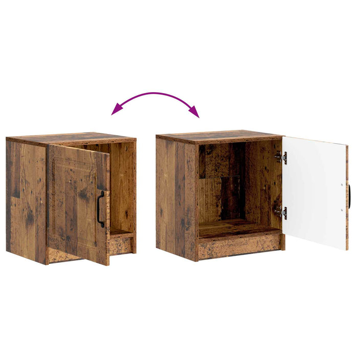 Dulap de noapte Lemn vechi 43 x 34,5 x 47 cm Lemn prelucrat - WALTI WALTI
