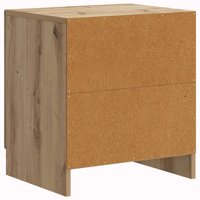 Dulap de noapte 2 pcs Stejar Artizanal 43 x 34,5 x 47 cm - WALTI WALTI
