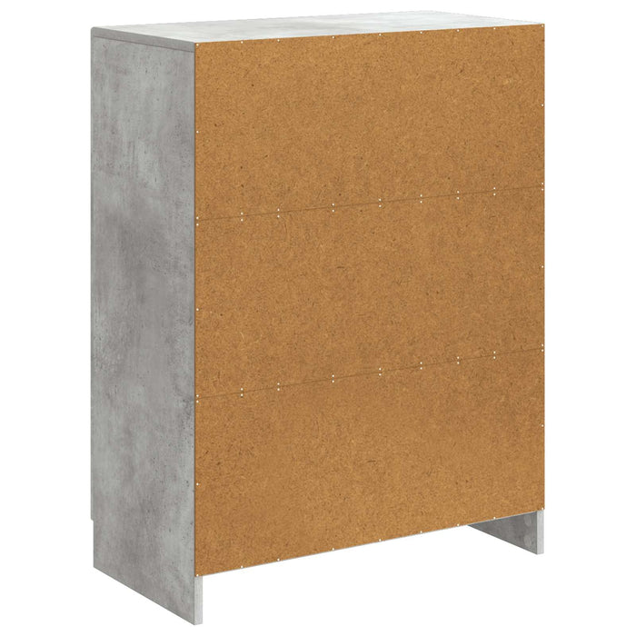Bufet Gri Beton 66 x 34,5 x 87 cm Lemn prelucrat - WALTI WALTI