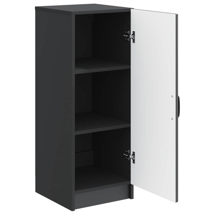 Bufet Negru 33 x 34,5 x 87 cm Lemn prelucrat - WALTI WALTI
