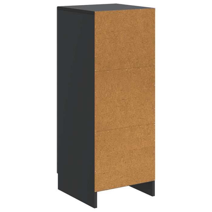 Bufet Negru 33 x 34,5 x 87 cm Lemn prelucrat - WALTI WALTI