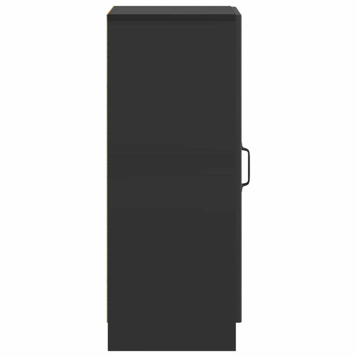 Bufet Negru 33 x 34,5 x 87 cm Lemn prelucrat - WALTI WALTI