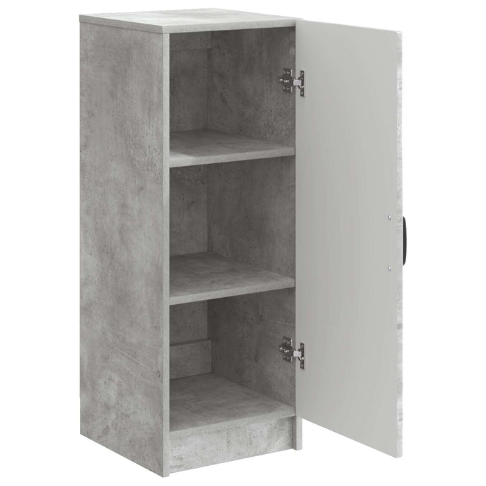 Bufet Gri Beton 33 x 34,5 x 87 cm Lemn prelucrat - WALTI WALTI