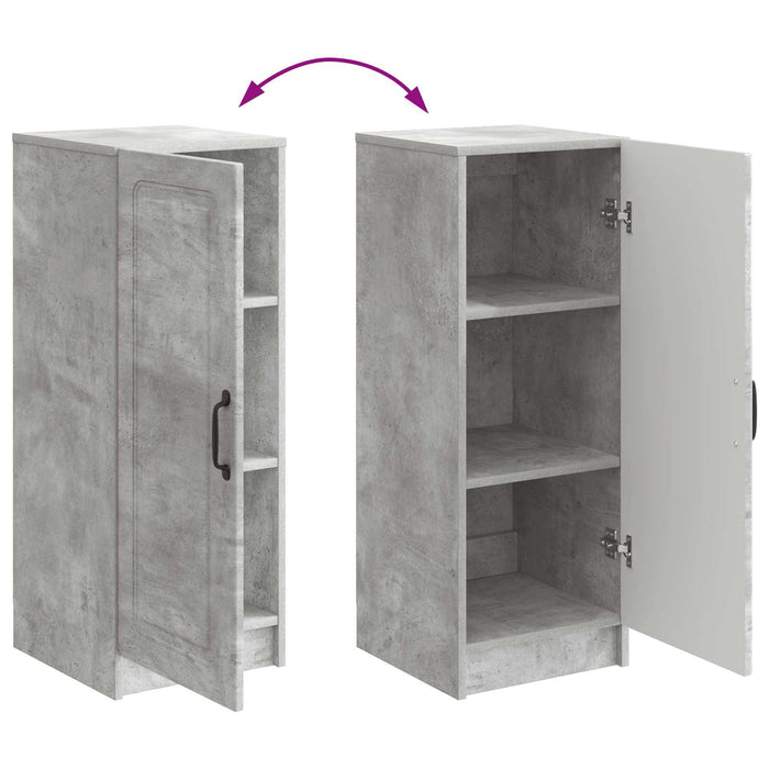 Bufet Gri Beton 33 x 34,5 x 87 cm Lemn prelucrat - WALTI WALTI