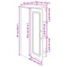 Bufet Gri Beton 33 x 34,5 x 87 cm Lemn prelucrat - WALTI WALTI
