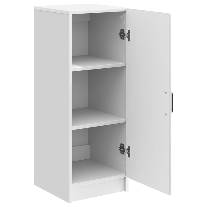 Bufet Alb foarte lucios 33 x 34,5 x 87 cm Lemn prelucrat - WALTI WALTI