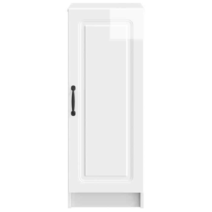 Bufet Alb foarte lucios 33 x 34,5 x 87 cm Lemn prelucrat - WALTI WALTI