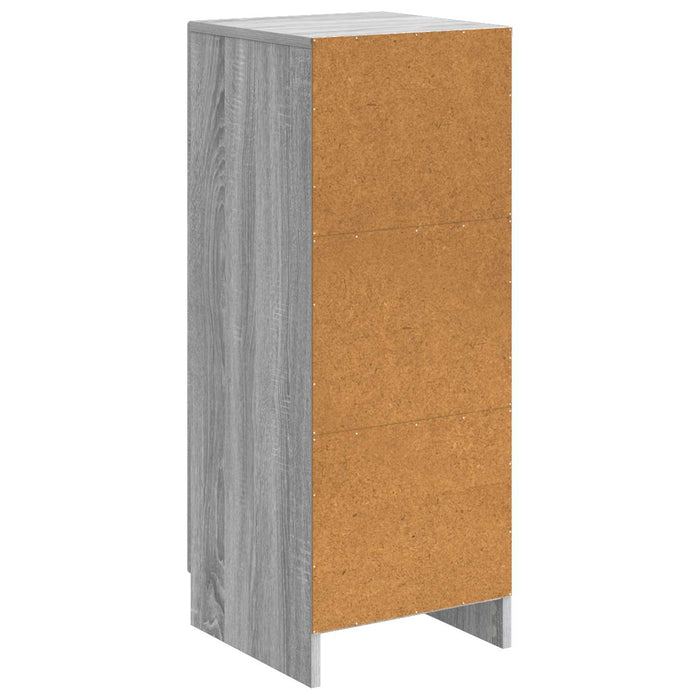 Bufet Sonoma gri 33 x 34,5 x 87 cm Lemn prelucrat - WALTI WALTI