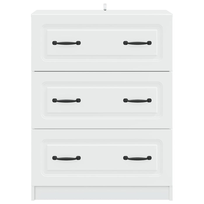 Dulap cu sertare Alb 66 x 34,5 x 87 cm Lemn prelucrat WALTI