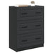 Dulap cu sertare Negru 66 x 34,5 x 87 cm Lemn prelucrat - WALTI WALTI