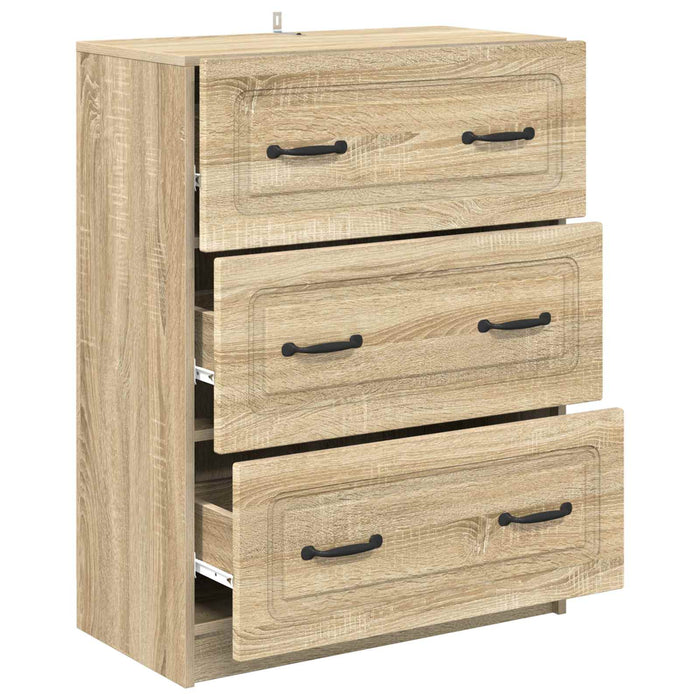 Dulap cu sertare Stejar Sonoma 66 x 34,5 x 87 cm Lemn prelucrat - WALTI WALTI