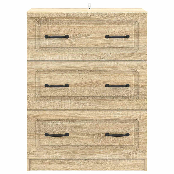 Dulap cu sertare Stejar Sonoma 66 x 34,5 x 87 cm Lemn prelucrat - WALTI WALTI