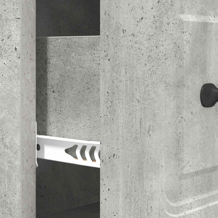 Dulap cu sertare Gri Beton 66 x 34,5 x 87 cm Lemn prelucrat - WALTI WALTI
