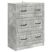 Dulap cu sertare Gri Beton 66 x 34,5 x 87 cm Lemn prelucrat - WALTI WALTI