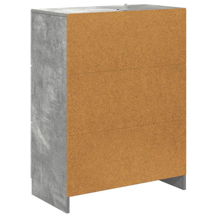 Dulap cu sertare Gri Beton 66 x 34,5 x 87 cm Lemn prelucrat - WALTI WALTI