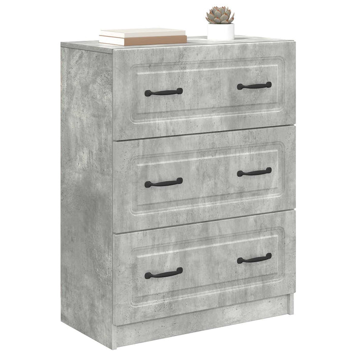 Dulap cu sertare Gri Beton 66 x 34,5 x 87 cm Lemn prelucrat - WALTI WALTI