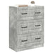 Dulap cu sertare Gri Beton 66 x 34,5 x 87 cm Lemn prelucrat - WALTI WALTI