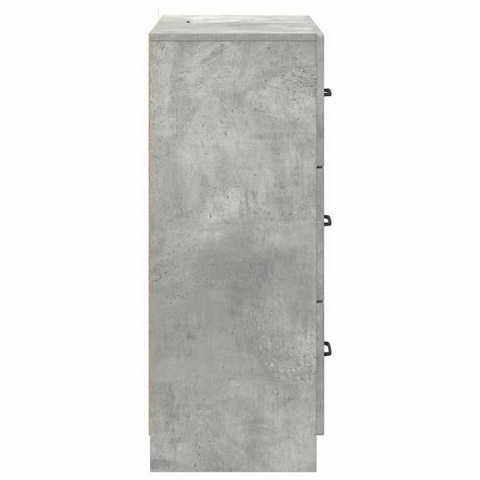 Dulap cu sertare Gri Beton 66 x 34,5 x 87 cm Lemn prelucrat - WALTI WALTI