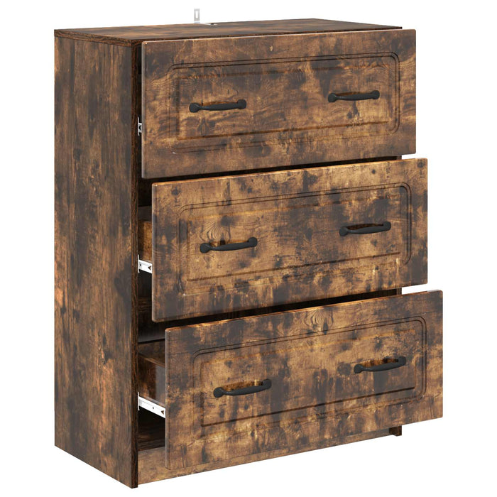 Dulap cu sertare Stejar fumuriu 66 x 34,5 x 87 cm - WALTI WALTI