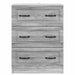 Dulap cu sertare Sonoma gri 66 x 34,5 x 87 cm Lemn prelucrat - WALTI WALTI