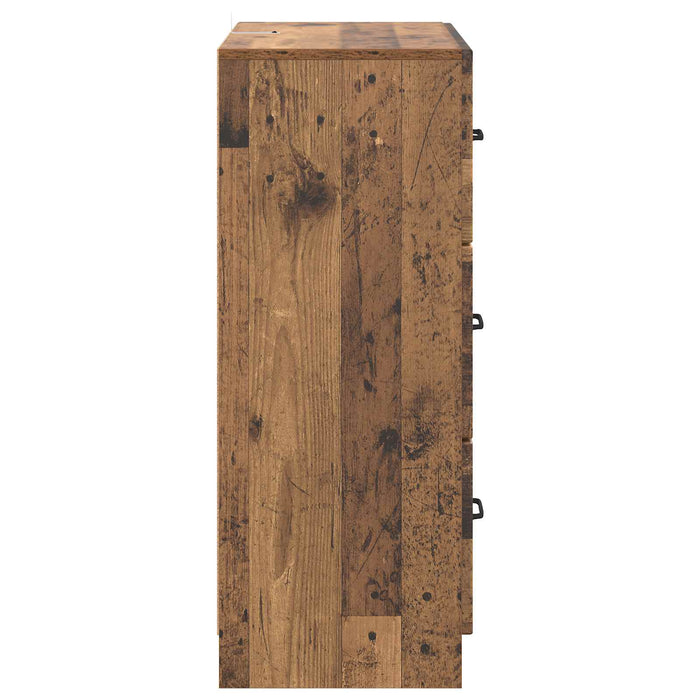Dulap cu sertare Lemn vechi 66 x 34,5 x 87 cm Lemn prelucrat - WALTI WALTI