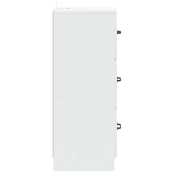 Dulap cu sertare Alb 33 x 34,5 x 87 cm Lemn prelucrat WALTI