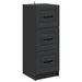 Dulap cu sertare Negru 33 x 34,5 x 87 cm Lemn prelucrat - WALTI WALTI