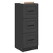 Dulap cu sertare Negru 33 x 34,5 x 87 cm Lemn prelucrat - WALTI WALTI