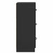 Dulap cu sertare Negru 33 x 34,5 x 87 cm Lemn prelucrat - WALTI WALTI