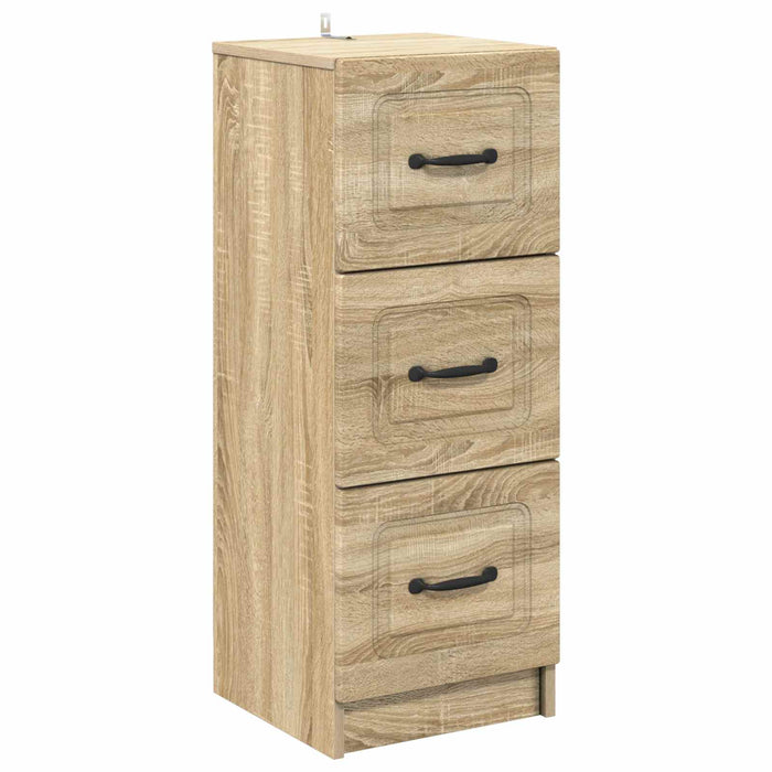 Dulap cu sertare Stejar Sonoma 33 x 34,5 x 87 cm Lemn prelucrat - WALTI WALTI