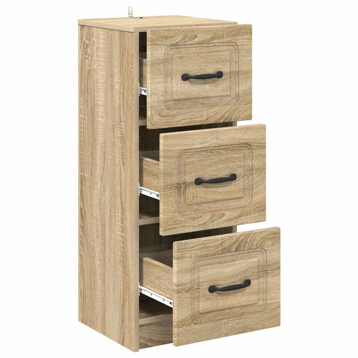 Dulap cu sertare Stejar Sonoma 33 x 34,5 x 87 cm Lemn prelucrat - WALTI WALTI