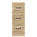 Dulap cu sertare Stejar Sonoma 33 x 34,5 x 87 cm Lemn prelucrat - WALTI WALTI