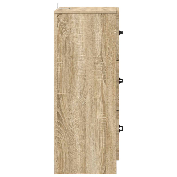 Dulap cu sertare Stejar Sonoma 33 x 34,5 x 87 cm Lemn prelucrat - WALTI WALTI