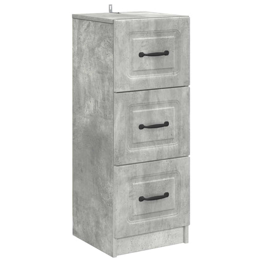 Dulap cu sertare Gri Beton 33 x 34,5 x 87 cm Lemn prelucrat - WALTI WALTI