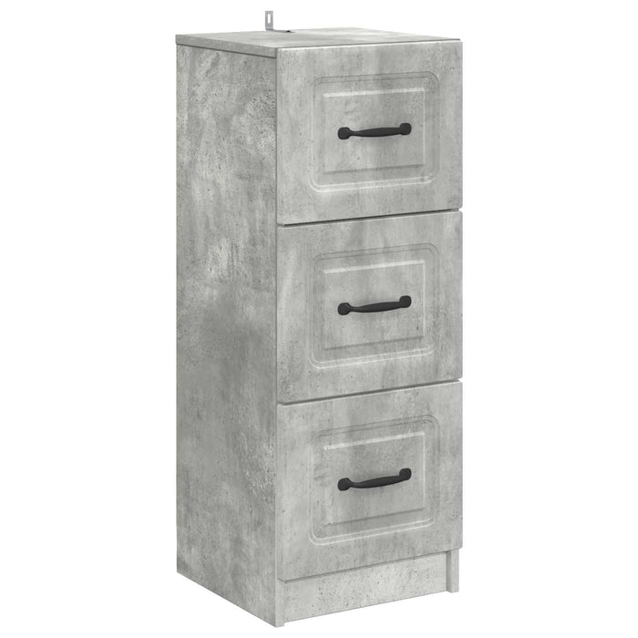Dulap cu sertare Gri Beton 33 x 34,5 x 87 cm Lemn prelucrat - WALTI WALTI