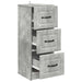Dulap cu sertare Gri Beton 33 x 34,5 x 87 cm Lemn prelucrat - WALTI WALTI