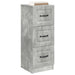 Dulap cu sertare Gri Beton 33 x 34,5 x 87 cm Lemn prelucrat - WALTI WALTI