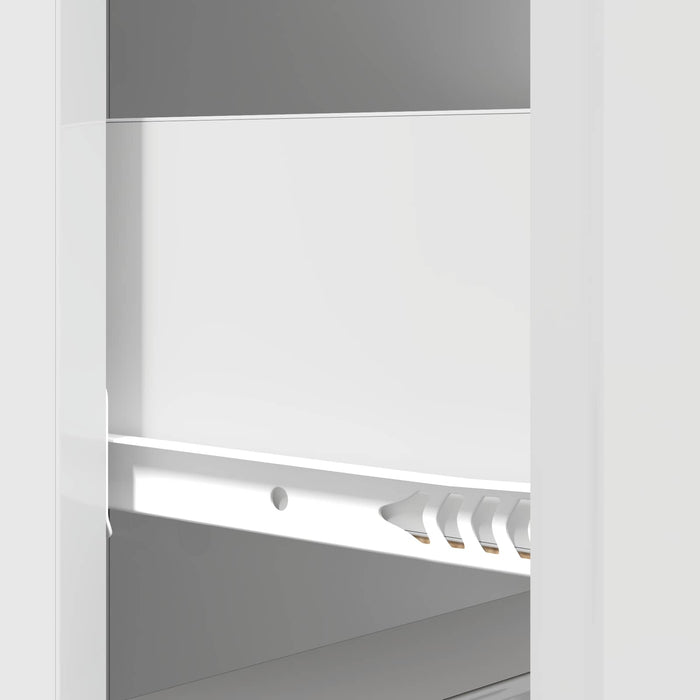 Dulap cu sertare Alb foarte lucios 33 x 34,5 x 87 cm - WALTI WALTI