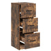 Dulap cu sertare Stejar fumuriu 33 x 34,5 x 87 cm - WALTI WALTI