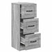 Dulap cu sertare Sonoma gri 33 x 34,5 x 87 cm Lemn prelucrat - WALTI WALTI