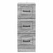 Dulap cu sertare Sonoma gri 33 x 34,5 x 87 cm Lemn prelucrat - WALTI WALTI