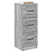 Dulap cu sertare Sonoma gri 33 x 34,5 x 87 cm Lemn prelucrat - WALTI WALTI