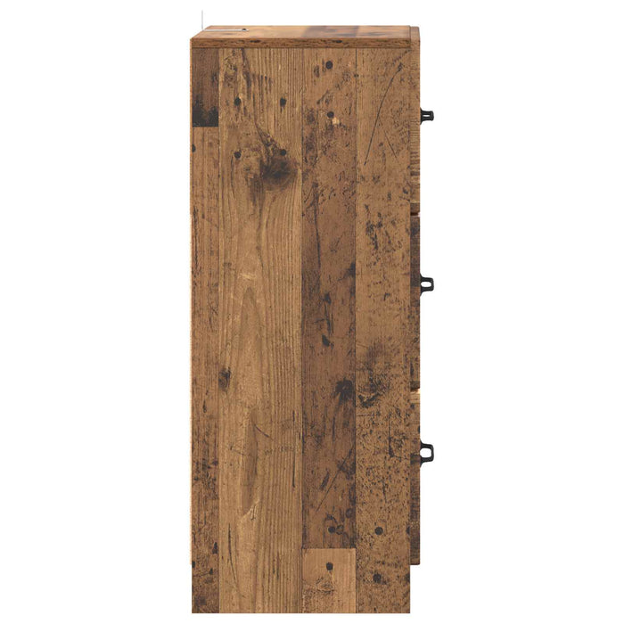 Dulap cu sertare Lemn vechi 33 x 34,5 x 87 cm Lemn prelucrat - WALTI WALTI