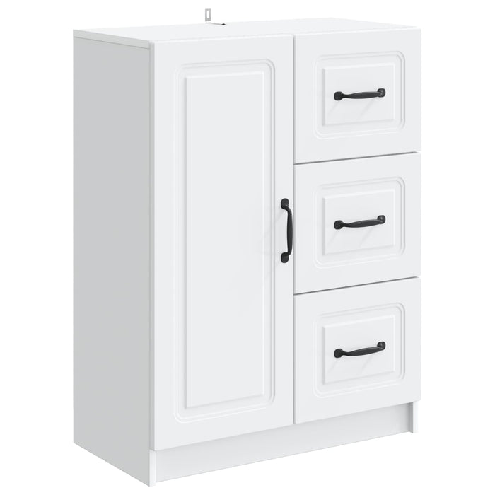 Bufet cu sertar Alb 66 x 34,5 x 87 cm Lemn prelucrat - WALTI WALTI