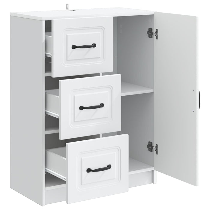 Bufet cu sertar Alb 66 x 34,5 x 87 cm Lemn prelucrat - WALTI WALTI