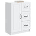 Bufet cu sertar Alb 66 x 34,5 x 87 cm Lemn prelucrat - WALTI WALTI