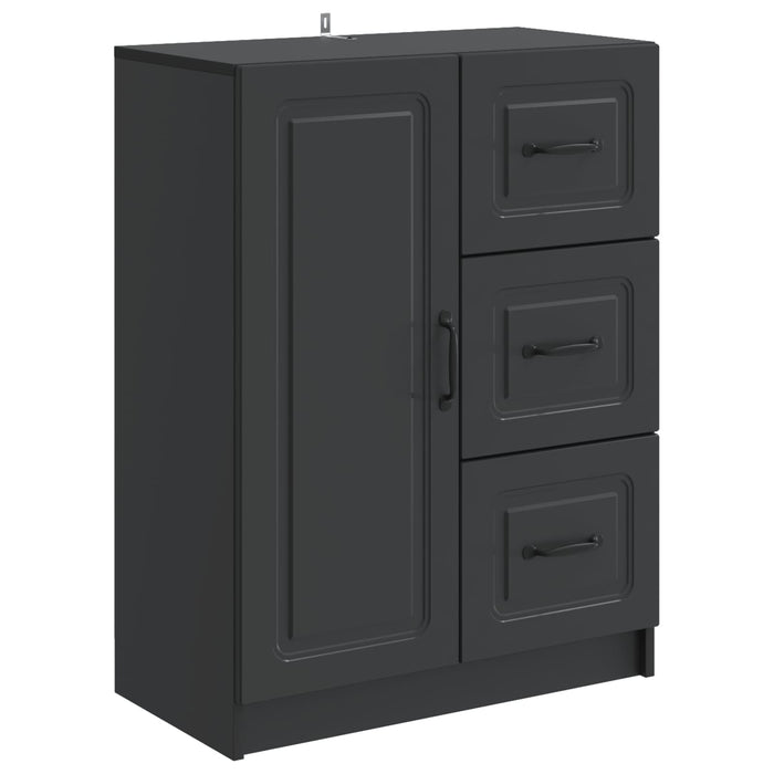 Bufet cu sertar Negru 66 x 34,5 x 87 cm Lemn prelucrat - WALTI WALTI