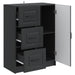Bufet cu sertar Negru 66 x 34,5 x 87 cm Lemn prelucrat - WALTI WALTI